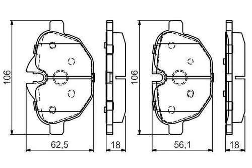 Valeo 670385  Arka Balat Bmw 5 520D-523İ-525D-528İ-530D 10 F11 5 11 14 F25×3 11 F26 14 E89 09 ürün görseli 1