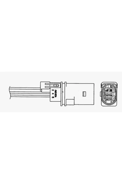 NGK 1477 LAMBDA SONDA-KATALITIK ONCESI (VW CADDY 11-  GOLF 09-14  PASSAT 09-15  AUDI A3 09-13  SEAT LEON 06-1 ürün görseli 1