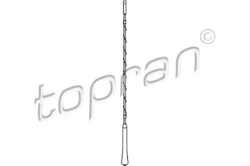 Topran 206030001  Anten (Opel: Astra F-G-H- Combo- Corsa B-C - Vectra B-C) ürün görseli 1