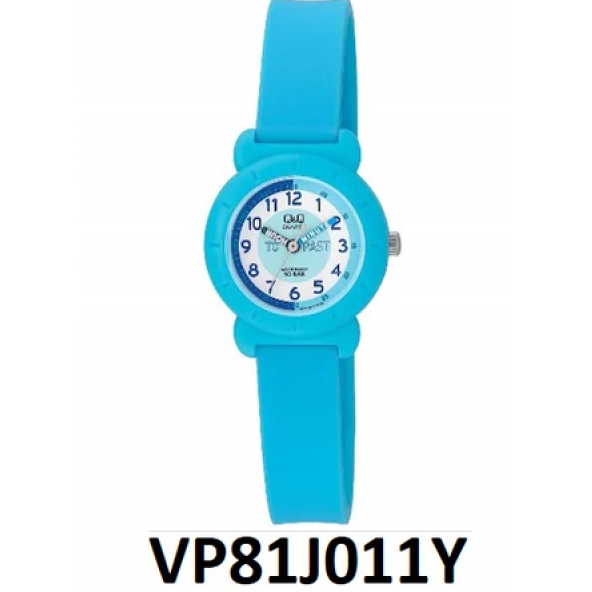 QQ Kadın veÇocuk Kol Saati(VP81J011Y)WR10BAR-Kargo Bizden-Su Geçirmez-Q130 ürün görseli 1