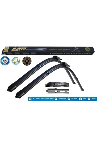 Maxtel 12109407 Sılecek Supurgesı Muz Bmw 5 Serıes E60 03-10 E61 E63 E64 04-10 600mm+575mm ürün görseli 1