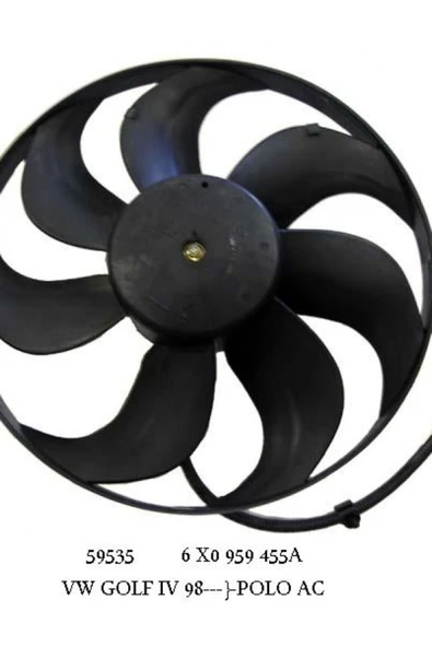 Seger 59535 Fan Motor Vw Golf Iv 98 -- Polo A-c - S Uyumlu ürün görseli 1