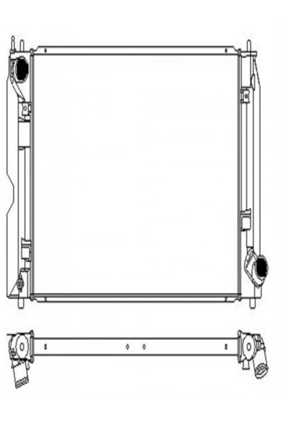 Ori BTO381016 Radyatör Brazing Corolla 2.0 D4d 01 625x378x16 - Uyumlu ürün görseli 1