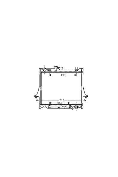 Ori BIS007026 Radyatör Brazing Isuzu Pick Up 2006 Oto.şanz 475x588x26 -bıs007026 ürün görseli 1
