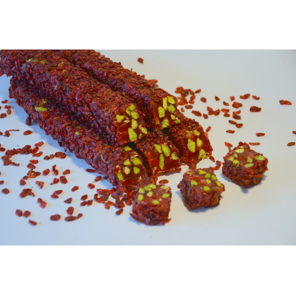 Zereçli Narlı Antep Fıstıklı Fitil Lokum 500 gr ürün görseli 1
