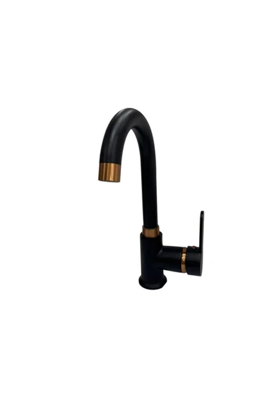 armour armatür Siyah rose lavabo bataryası ürün görseli 1