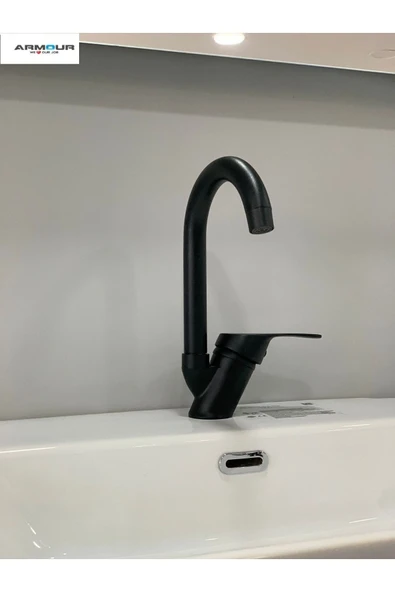 armour armatür Siyah Lavabo Bataryası ürün görseli 1