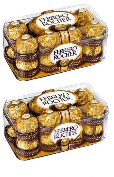 Ferrero Rocher T16 Hediyelik Çikolata 2 x 200 G ürün görseli 1