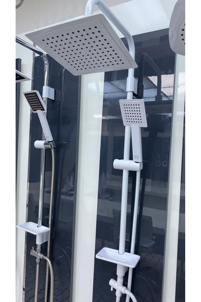 armour armatür beyaz duş seti - Resim 2