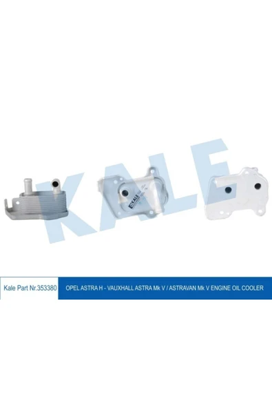 Kale 353380 Yağ Soğutucu Opel Astra H Astra Mk V / Astravan Mk V Yağ Soğutucu ürün görseli 1