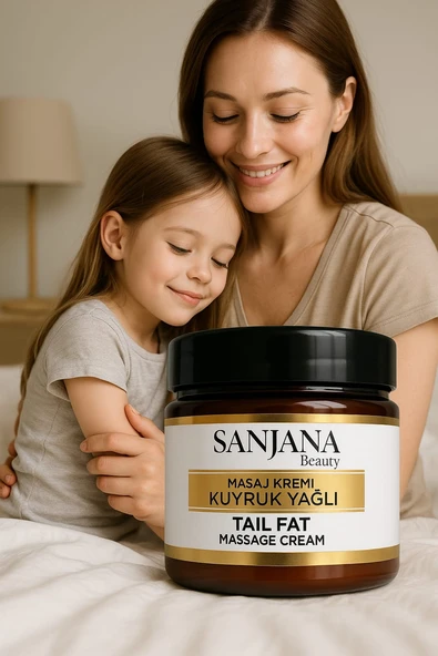Sanjana Kuyruk Yağlı Ağrı Giderici Masaj Kremi ,Doğal İçerikli, Kas ve Eklem Rahatlatıcı, 100 ml ürün görseli 1
