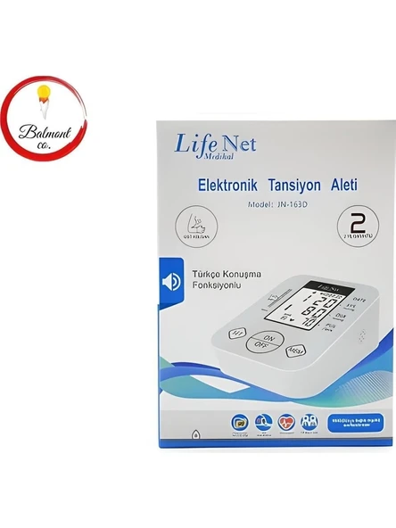 Life Net Elektronik Tansiyon Aleti Türkçe Konuşan Jn-163d ürün görseli 1