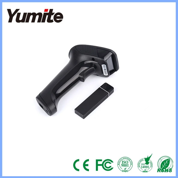Yumite YT-W2303 Kablosuz 2D Barkod Karekod Datamatrix Qr Okuyucu ürün görseli 1