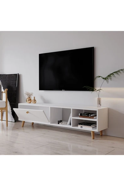 Lagomood ARMAN TV Ünitesi Beyaz ürün görseli 1