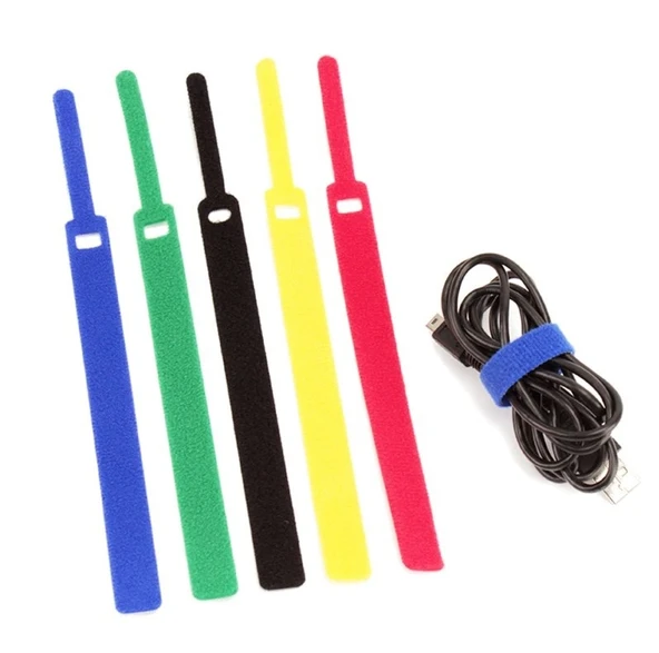 Tme Bez Cırt Cırt Şarj Kablo Bağı Düzenleyici 5li Paket 145mm ürün görseli 1