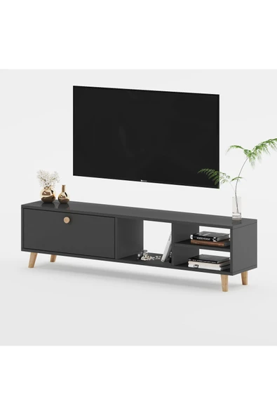 Lagomood Arman Tv Ünitesi Antrasit - Resim 3