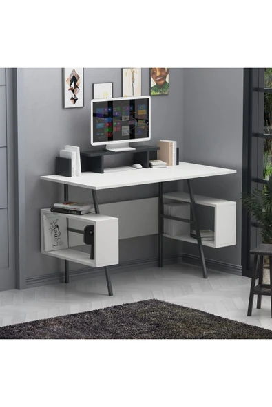 Lagomood I?rony Plus Çalışma Masası Beyaz ürün görseli 1
