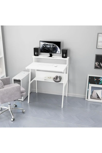 Lagomood Hodor Çalışma Masası Beyaz - Resim 2