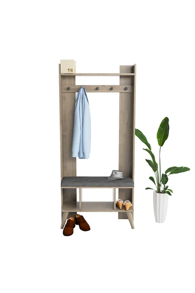 Lagomood Lobee Plus Portmanto Ceviz - Resim 2