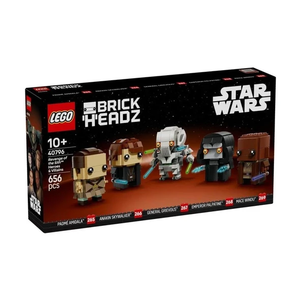 LEGO 40796  Brickheadz Revenge Of The Sith Heroes And Villains ürün görseli 1