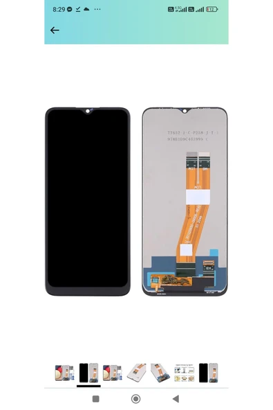 Samsung A02S, A03, A03S, A04E, Uyumlu Servis Ekranı ürün görseli 1