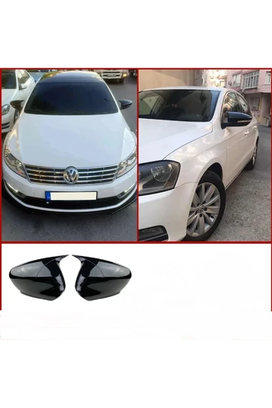VOLKSVAGEN PASSAT B7 PARLAK SİYAH BATMAN AYNA KAPAGI ürün görseli 1