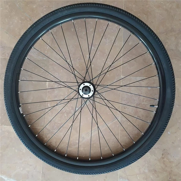 CARRARO 26X1.50 XLC LASTİK+ JANT TEL ÖRÜLÜ İNCE ÖN TEKERLEK ŞEHİR DISK UYUMLU ürün görseli 1