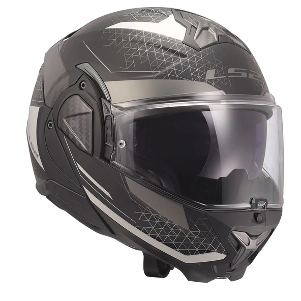LS2 ADVANT 2 ASTRAL MAT GRİ-SİYAH KASK - Resim 3