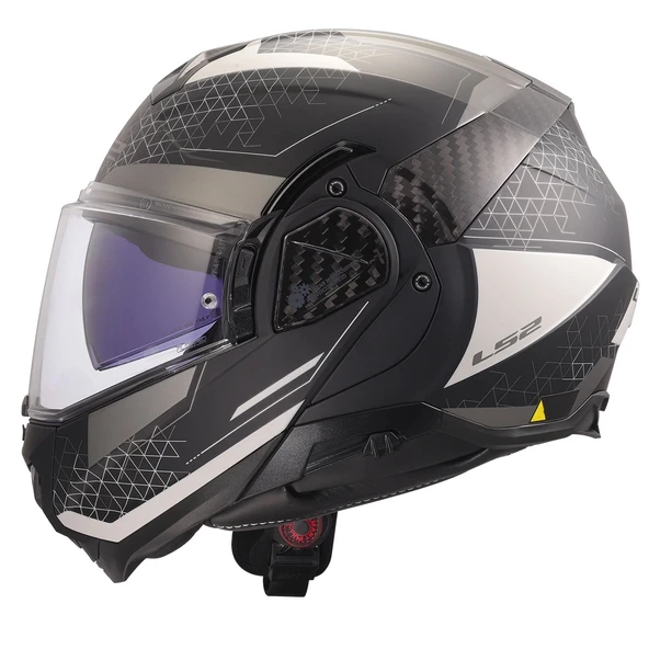 LS2 ADVANT 2 ASTRAL MAT GRİ-SİYAH KASK - Resim 6