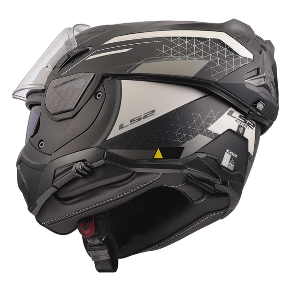 LS2 ADVANT 2 ASTRAL MAT GRİ-SİYAH KASK - Resim 8