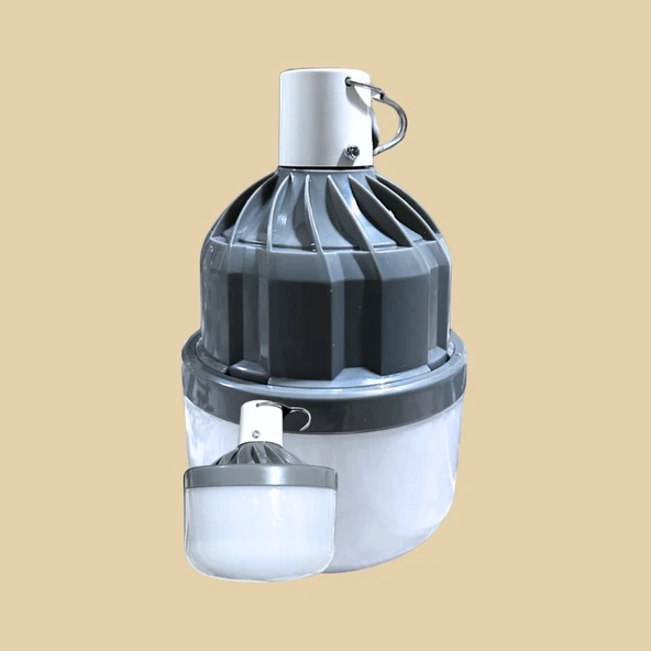 LEDX Taşınabilir Şarjlı Ampul – 80W, Teleskobik Askılı LN-616 ürün görseli 1