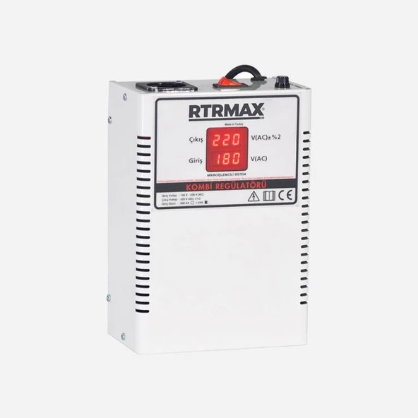 Rtrmax Rtm5991 Voltaj Regülatörü 1 Kva Monofaze Röleli Tip ürün görseli 1