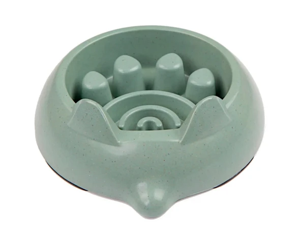 Bambu Yavaş Yeme Mama ve Su Kabı 350 ml BO-3162Z ürün görseli 1