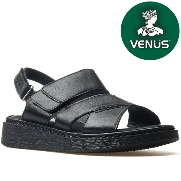 Venüs Axiz Hakiki Deri Comfort Ortopedik Kadın Sandalet ürün görseli 1