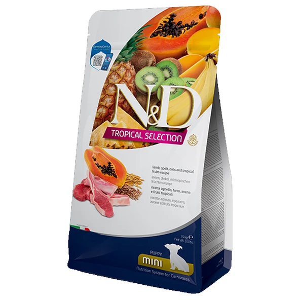 N&D Tropical Kuzulu Tropikal Meyveli Ufak Irk Yavru Köpek Maması 1,5 Kg ürün görseli 1