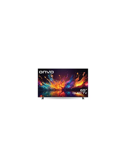 Onvo 65OVF9001UQ 4K Ultra HD 65'' 165 Ekran Uydu Alıcılı Google Smart QLED TV ürün görseli 1