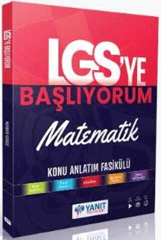 Yanıt Yayınları LGS` ye Başlıyorum Matematik Anlatım Fasikülü ürün görseli 1