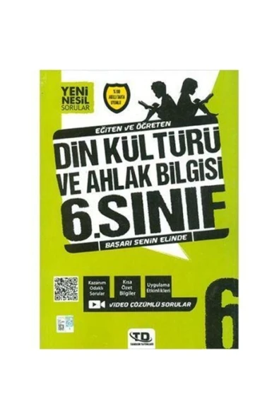 6.Sınıf Din Kültürü Ahlak Bilgisi Yeni Nesil Soru Bankası Tandem ürün görseli 1