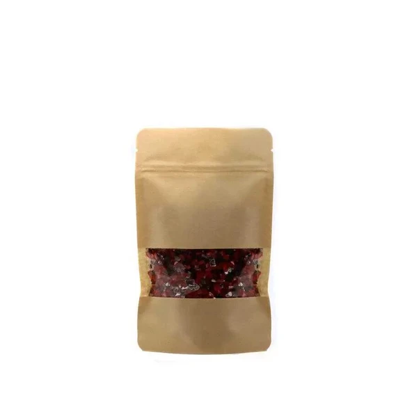 Pencereli Koyu Kraft Doypack 11x18,5 cm - 2000 Adet ürün görseli 1
