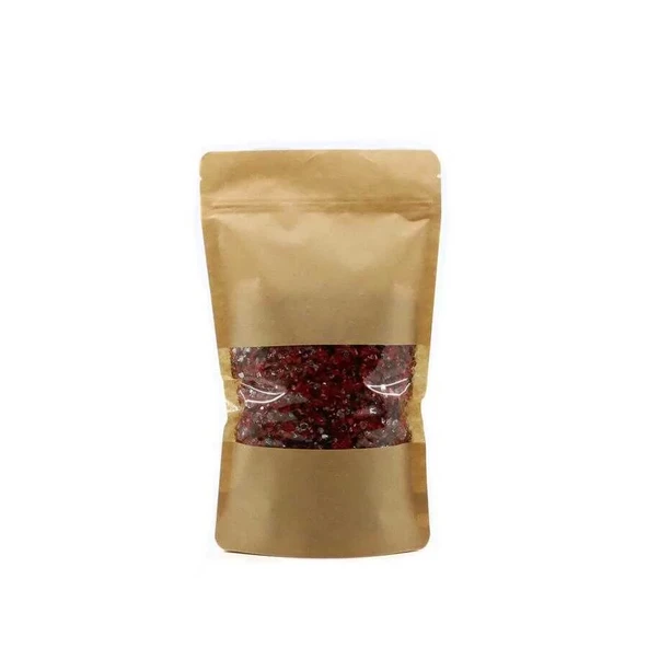 Pencereli Koyu Kraft Doypack 16x27 cm - 1000 Adet ürün görseli 1