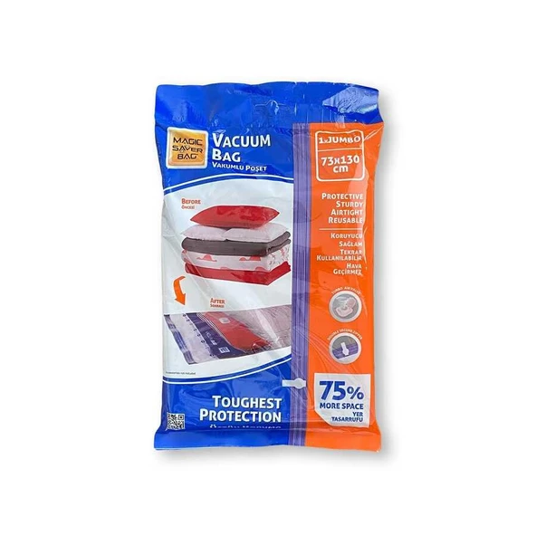 Vakumlu Hurç Poşet Jumbo Beden 73x130 cm ürün görseli 1