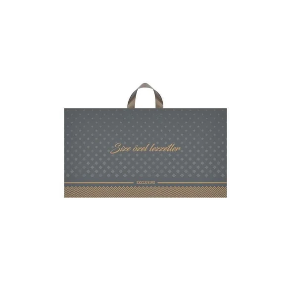 Tatlı Poşeti (Kulplu) 500 gr 40x22 cm - 50 Adet ürün görseli 1
