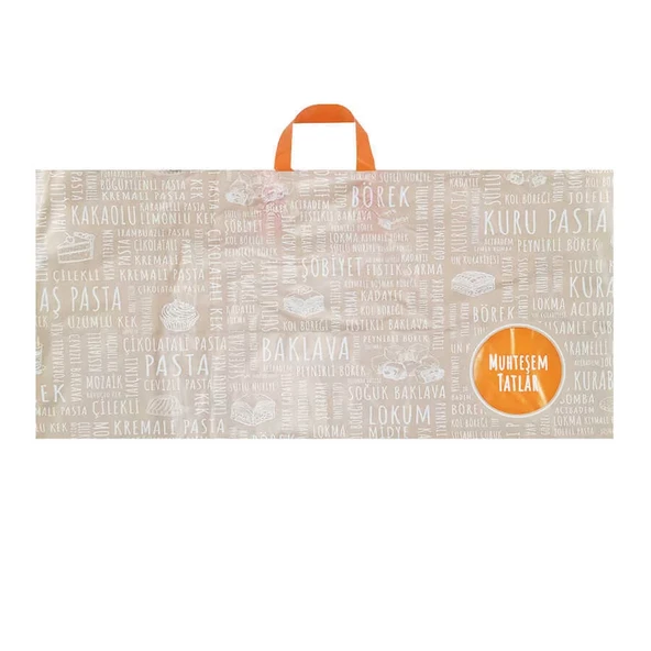Tatlı Poşeti (Kulplu) 64x30 cm - 50 Adet ürün görseli 1