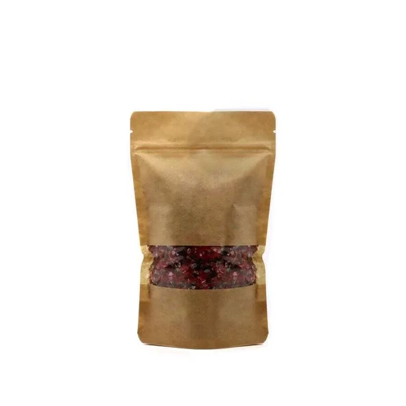 Pencereli Koyu Kraft Doypack 13x22,5 cm - 2000 Adet ürün görseli 1