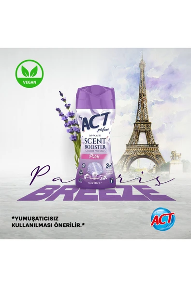 Act Çamaşır Parfümü Paris 210 GR - Resim 3