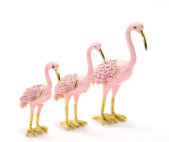 Swarovski 3'lü Flamingo ürün görseli 1