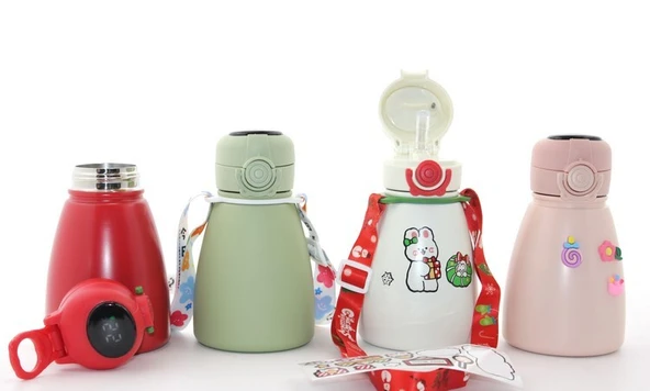 Dijital Göstergeli Çift Katmanlı Termos Suluk 500 Ml ürün görseli 1