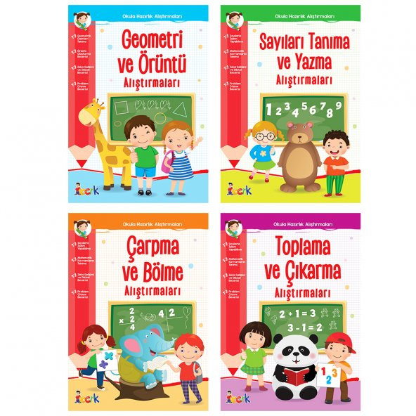 BCRK SAYILARI TANIMA VE YAZMA ALIŞTIRMALARI OKULA HAZIRLIK ALIŞTI ürün görseli 1