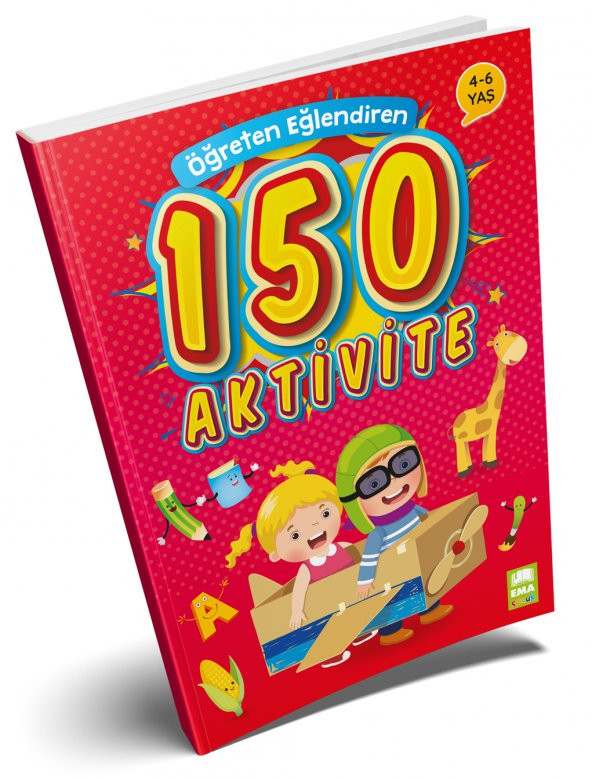 EMA ÖĞRETEN EĞLENDİREN 150 AKTİVİTE OKUL ÖNCESİ EĞİTİM KİTABI 4-6 ürün görseli 1