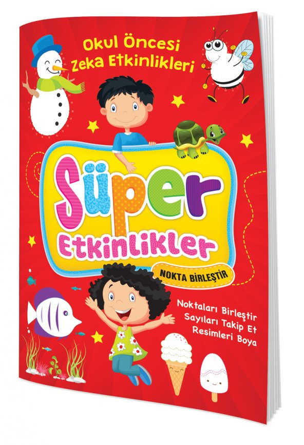 EMA SÜPER ETKİNLİKLER NOKTA BİRLEŞTİRME OKUL ÖNCESİ ZEKA ETKİNLİK ürün görseli 1